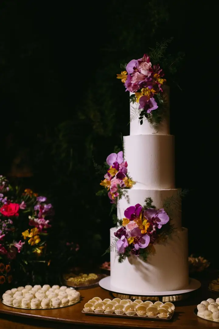 Tiered celebration cake